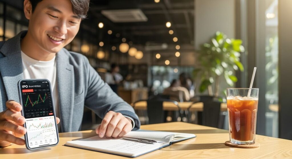 MTS로 공모주 청약을 신청하는 투자자