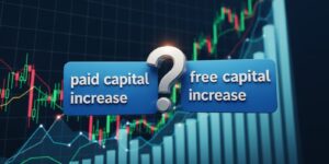 상증자와 무상증자가 주가에 미치는 영향을 보여주는 금융 그래프